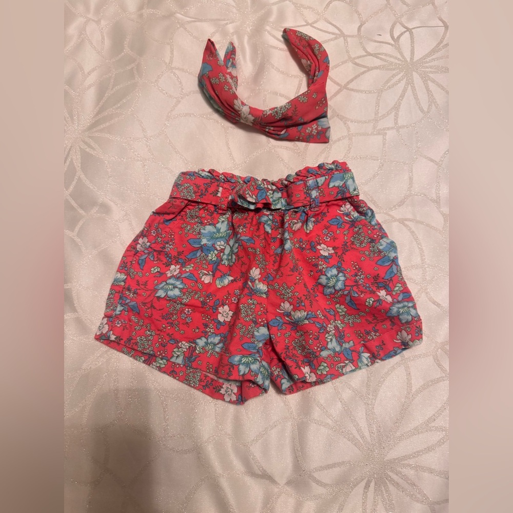 Janie and Jack Short + Matching Headband